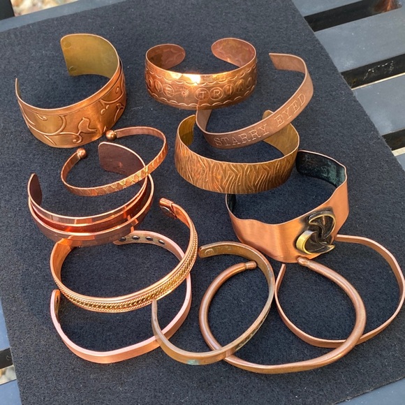 Bundle of 12 Copper Bracelets - Picture 3 of 13